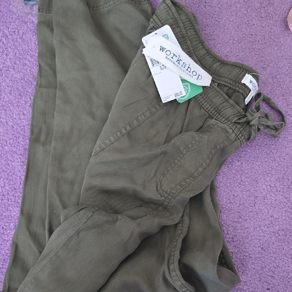 Workshop Republic Clothing Olive Women Jeans